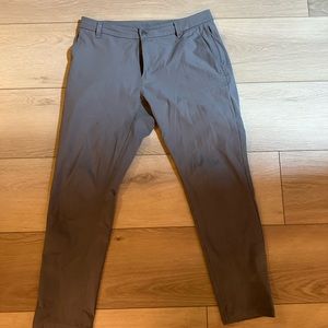Mens lululemon commission pants 32” grey